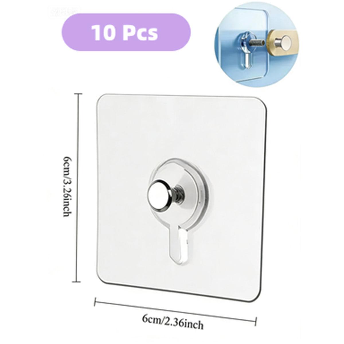 

10-50pcs Photo Frame Hooks Storage Rack Screw Holders Door Hanger Self-Adhesive Multi-Function Gadgets Organizer Kitchen Accesso