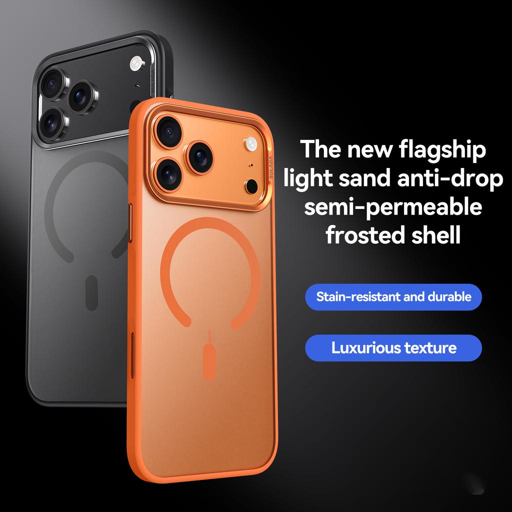 SULADA Für iPhone 17 Pro Max Hülle Kompatibel mit MagSafe PC+TPU Handyhülle