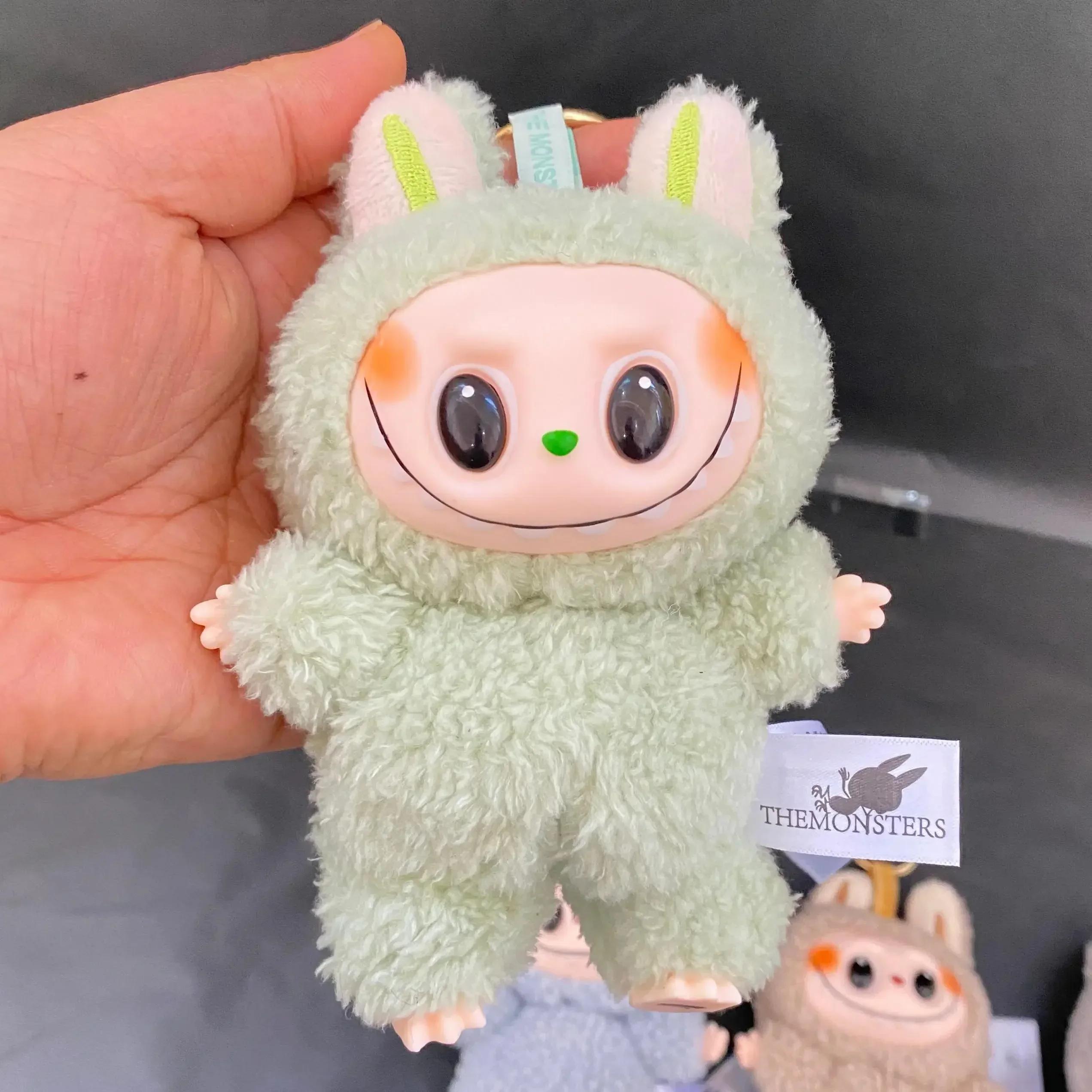 

Плюшевая игрушка Labubu The Monsters Heartbeat Macaron Enamel Face Милый рюкзак Подвеска Украшение Плюшевая кукла Одежда Брелок Подарки