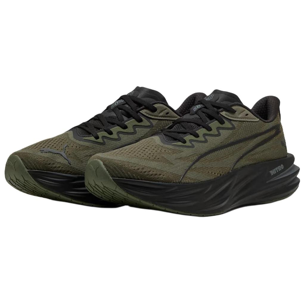 PUMA Deviate Pure NITRO Running Shoes Men's Olive Green 313904-23