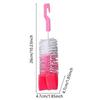 1/2pcs Baby Bottle Brush Multi-Purpose Long Handle Fine Hair Sponge Cleaning Brush Household Dishwashing Cup Washing Cleaning To