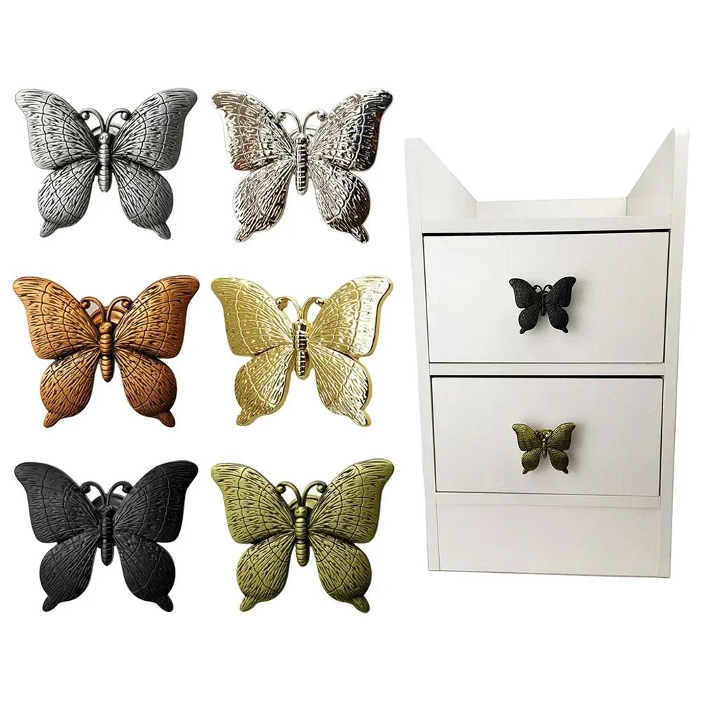 Cabinets Pulls Drawer Handles Butterfly Shape Handles Zinc alloy Kitchen Cabinet Knobs Door Knob Furniture Drawer Hardware