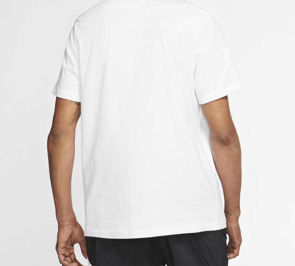 Jordan Poolside Floral T Shirts Men's White Crew Neck Moderate Straight Fit CQ2061-100