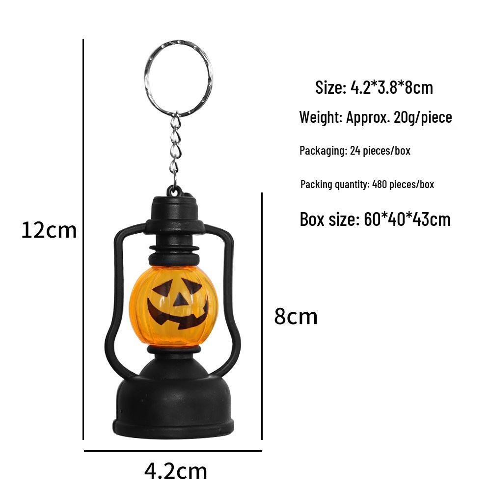LED Halloween Lantern Set: Pumpkin, Ghost, Skull, and Kerosene-Style Candles