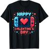 Happy Valentines Day Video Games Heart Girls Men Gamer T-Shirt