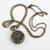 Fashion Women Quartz Pocket Watch Alloy Hollow Out  Butterflies Vintage Sweater Chain Necklace Pendant Clock Gifts