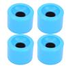 4PCS Set Skateboard High Elastic Colorful PU Wheel Accessory for Most SkateboardsBlue