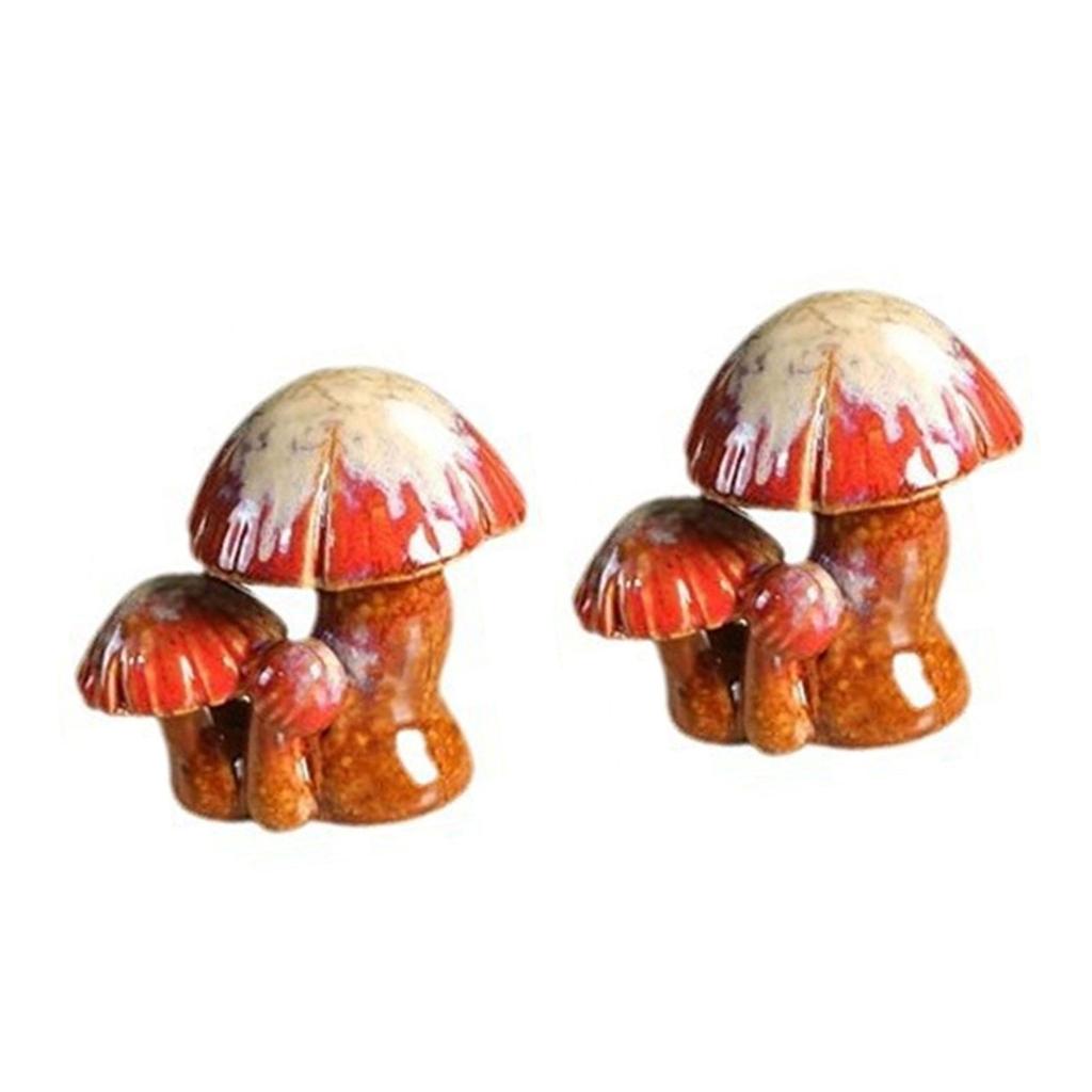 Toilet Bolts Covers 2Pcs Colorful Resins Mushroom Designs Toilet Bolts Caps Bathroom Decors Replacement Accessories