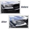 2Pcs Car Front Headlight Eyebrow Eyelid Cover Stickers for BMW X6 E71 E72 2008 2009 2010 2011 2012 2013 2014