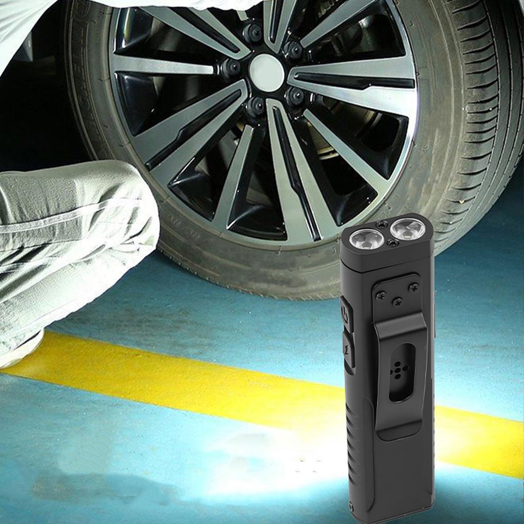 Rechargeable Flashlight with Buzzer EDC Flashlight Pocket Flashlight for Work and Outdoor