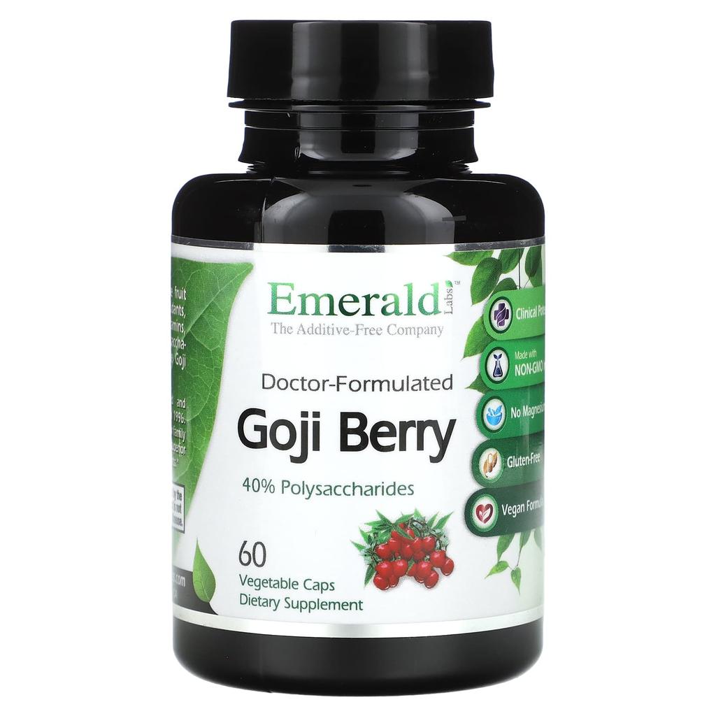 Goji Berry, Veggie Capsules 60 Tablets (750 Mg Per Capsule)