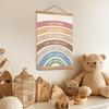 ZTGDA I Am Kind I Am Brave Wall Art,Positive Hanging Poster, Classroom Wall Art Decor, Rainbow Affirmations Poster for Kids Room, Nursery,Playroom,