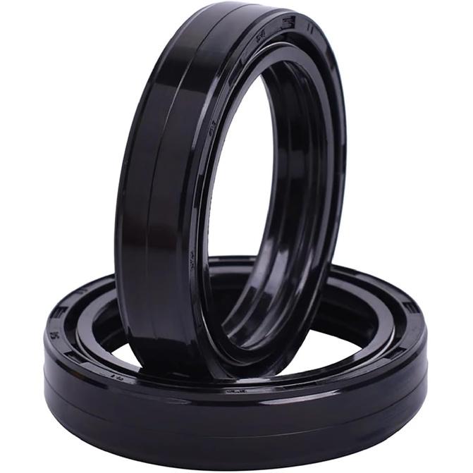 33x46x10.8 Motorcycle Absorber Front Fork Damper Oil Seal 33 46 Dust Seal Cover Shock Absorber (Color : Oil seal dust seal)