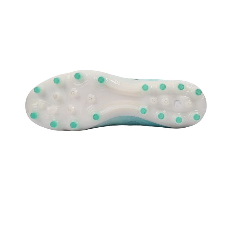 Li Ning MG Multi Ground Artificial Turf Cushioning Slip Resistant Abrasion Resistant Soccer Shoes Men's White Green YSFU039-22