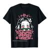 Cute Art Nezuko Demon Slayer Premium Cotton Tops Tees For Men Vintage Top T-Shirts Tight Faddish