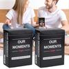Our Moments Romantic Couples Board Game With 100 Thought-provoking Cards