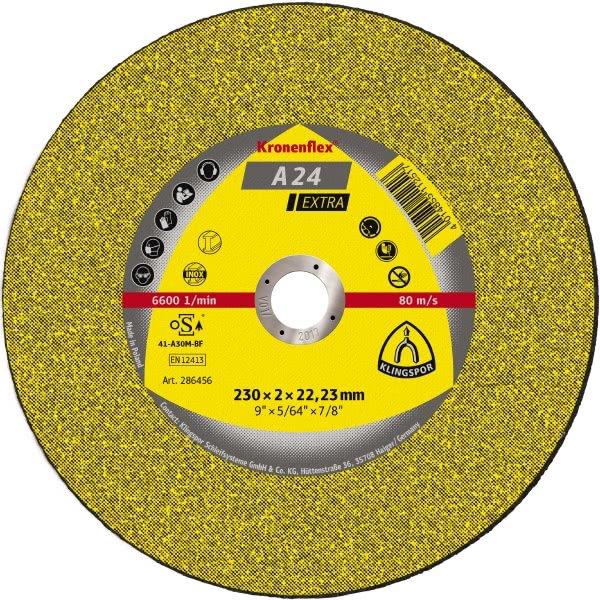 Metal cutting disc 180x3x22 KLINGSPOR A24EX