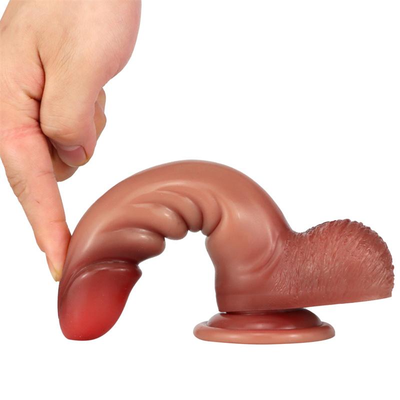 Female Jiuwenlong Super Simulation Makeup Penis Penis Masturbator Adult Sex Toys