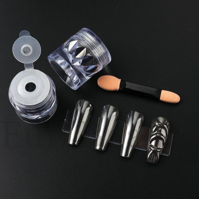 Aurora Pearl Chrome Nail Glitter Powder White Black Moonlight Mirror Mermaid Wedding Fairy Manicure Decor Aurora Pearl Chrome