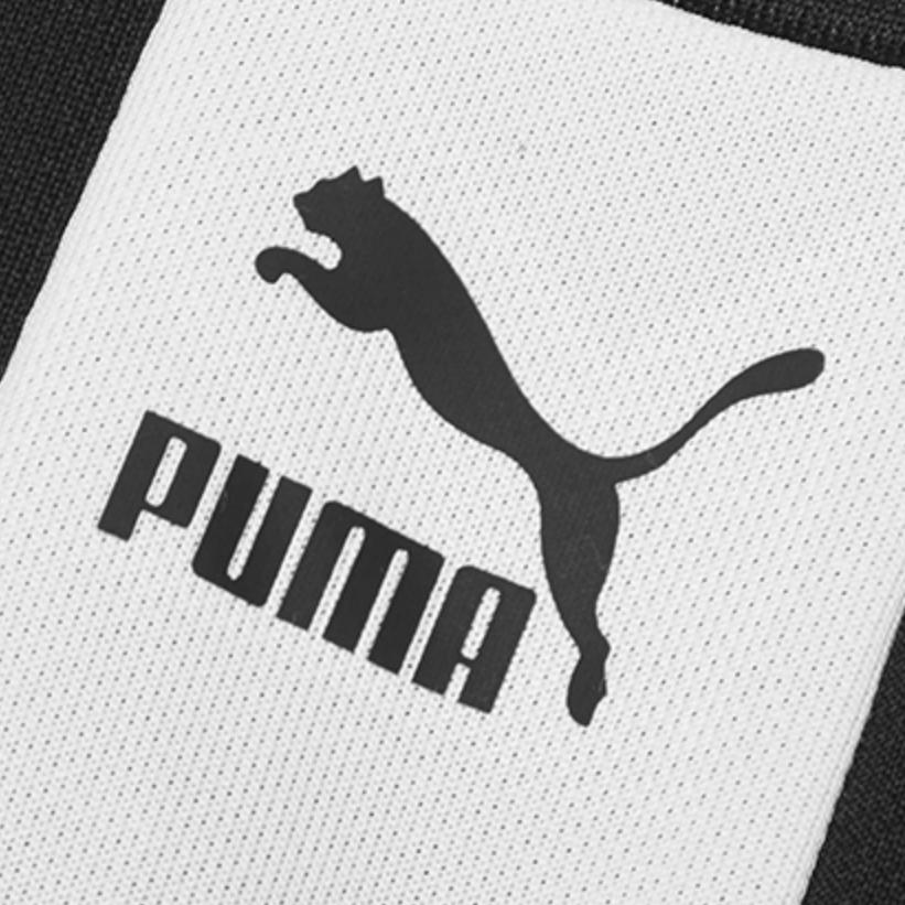 Puma Farbblock Logo Print Bündchen Sporthose Damen Unterteile Schwarz 597349-51