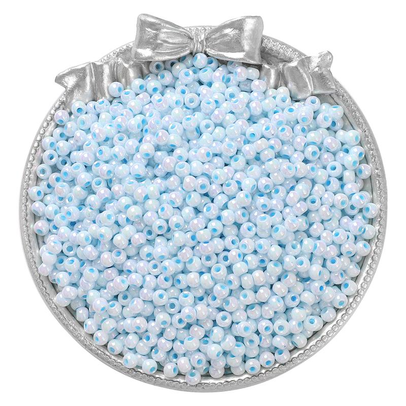 450G High Quality Glass Seed Beads Shiny Glazed Pearl Glass Beads For Earring Bracelet Necklace DIY Jewelry Craft Garment Accessoreis Making