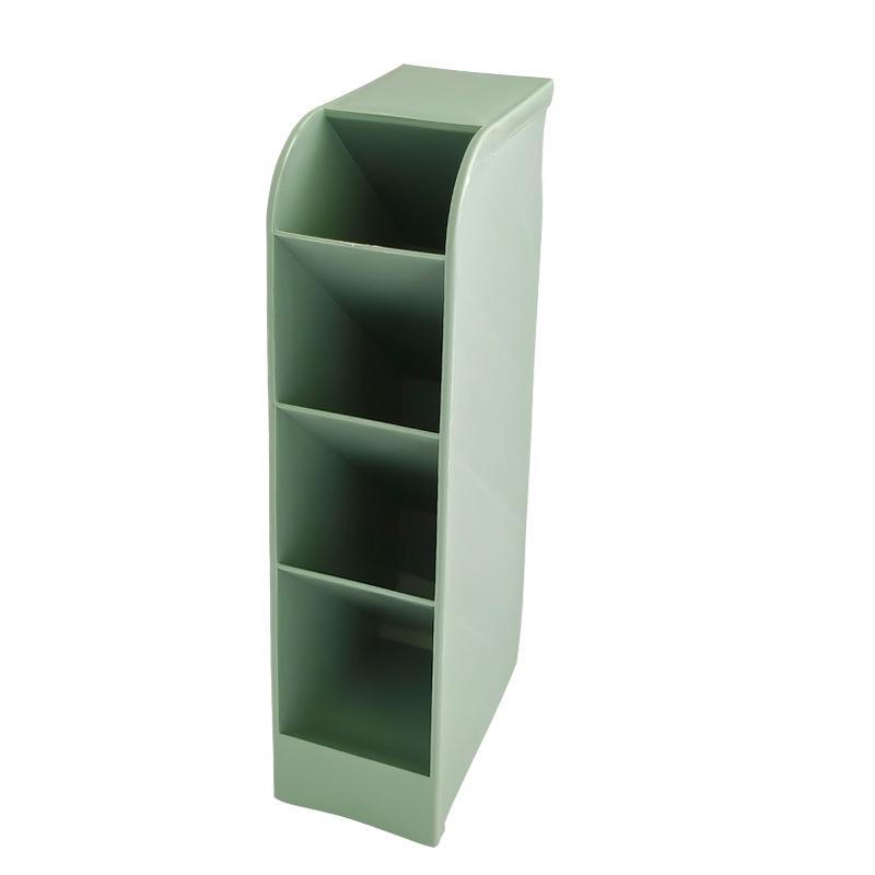 Multi-functional Slanted Pen Holder: Large Capacity Desk and Cosmetic Organizer