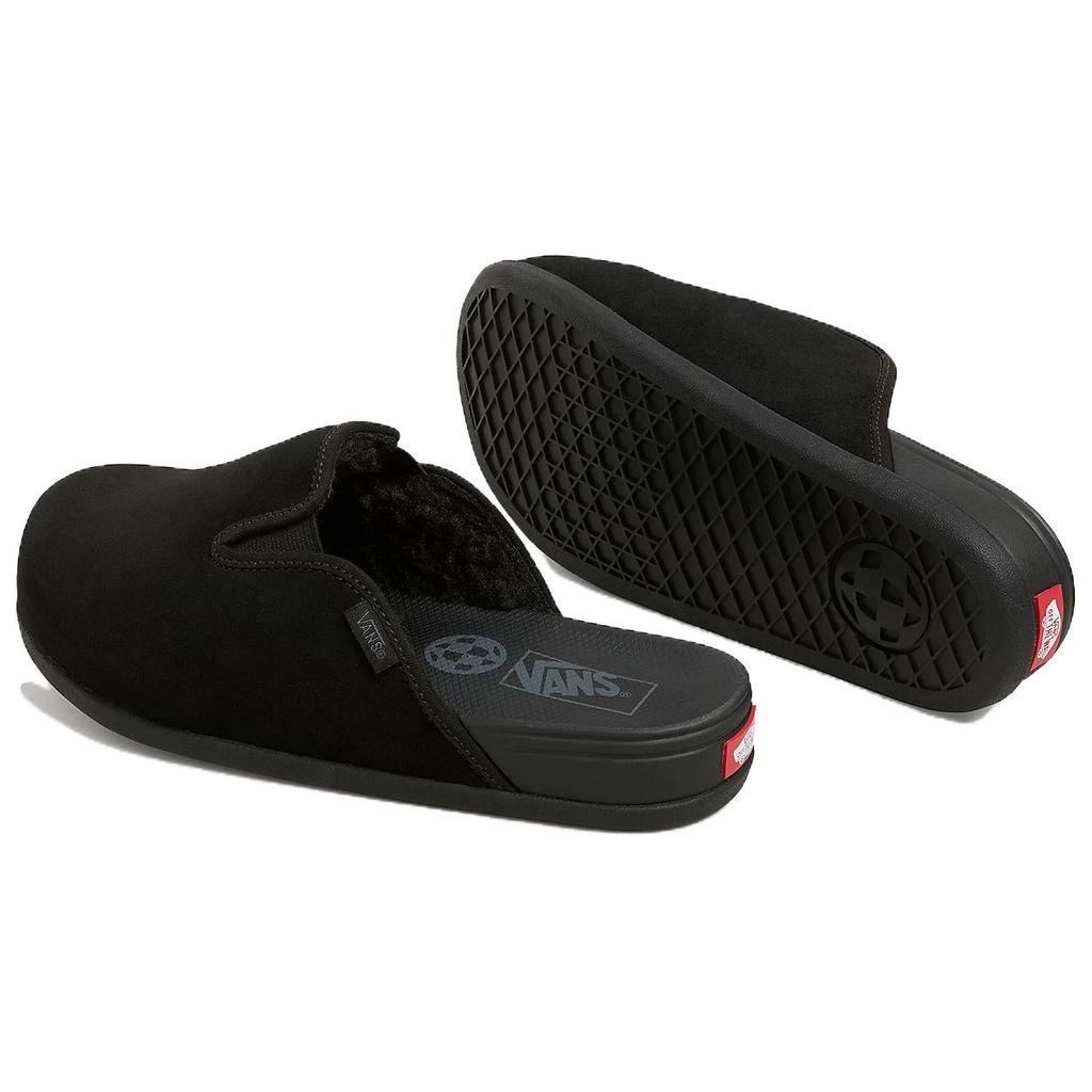 Vans Harbor Mule Vr3 Wygodne Wszechstronne Kapcie z Zakrytymi Palcami Kapcie Unisex Czarne VN000CW3BLK