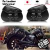 Universelles Mini-Paar Motorrad PU-Leder Seiten-Sattel-Gepäcktaschen Metallschnalle
