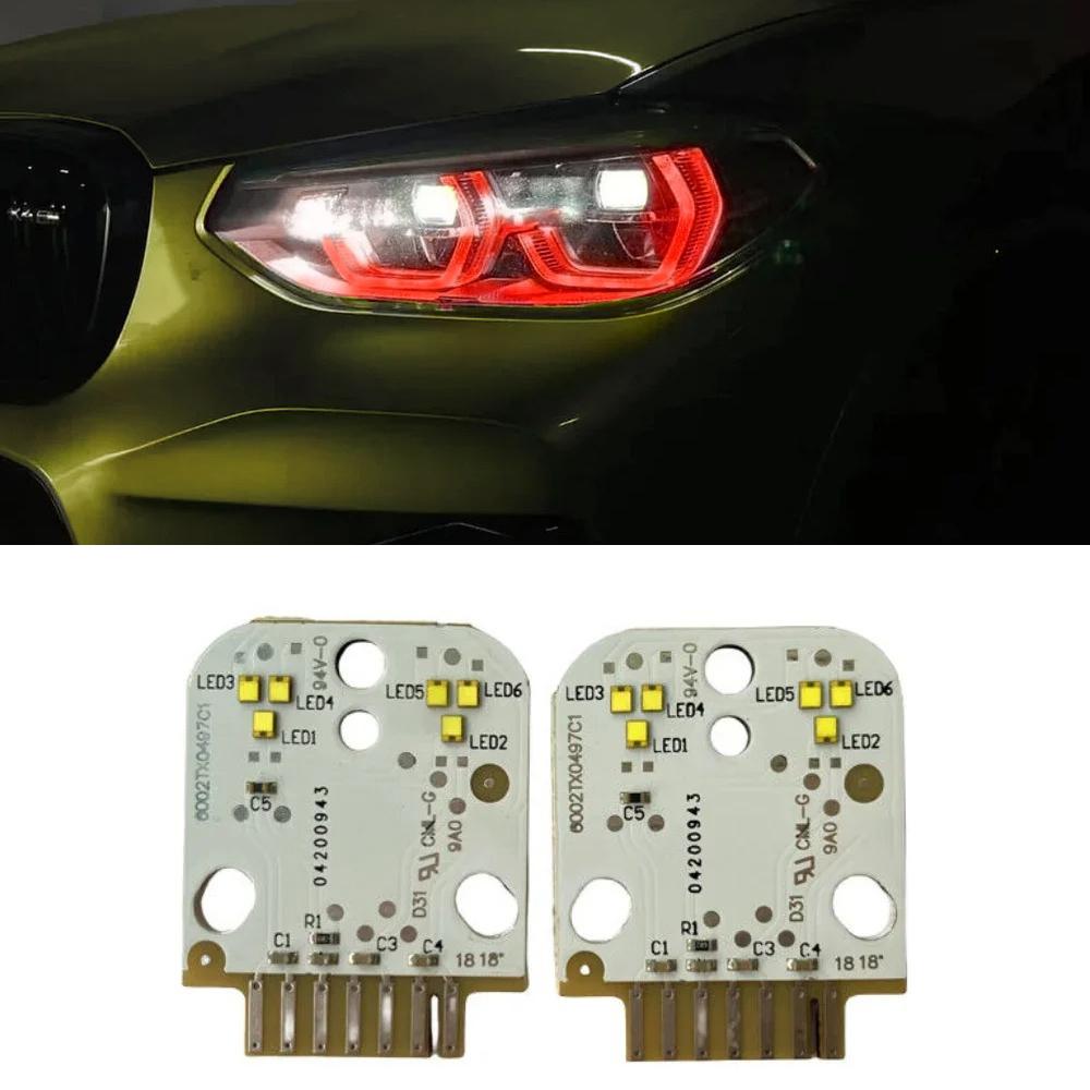 For BMW G01 X3 F97 X3 M G02 X4  F98 X4M 2018-2021 DRL Boards Angel Eye Daytime Running Light Chips 63117466107 63117466108 ysdn68