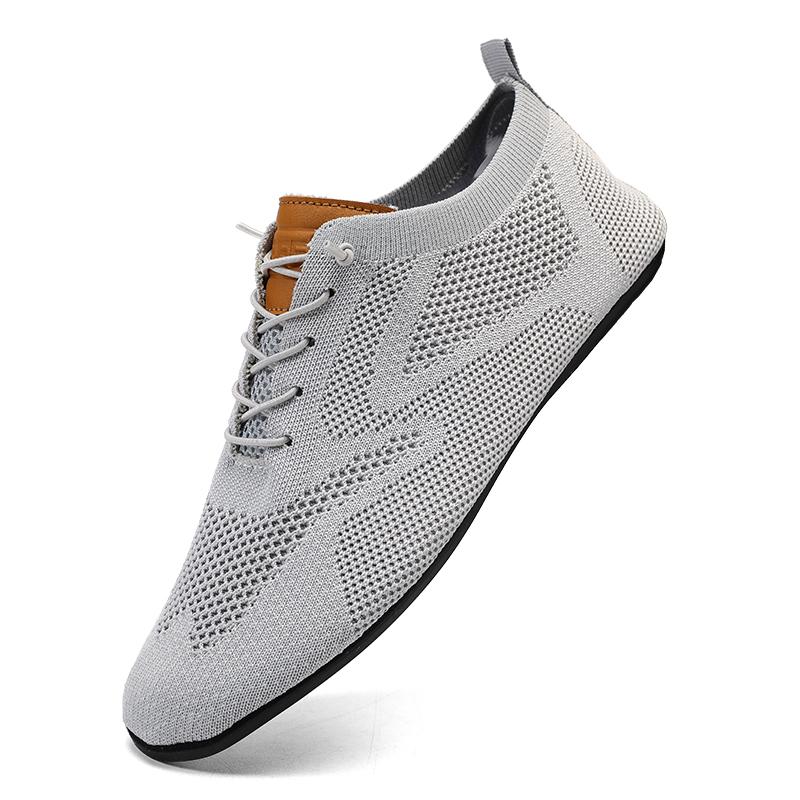 Fashion Sneakers Men Breathable Lightweight Casual Walking Man Tennis Shoes Slip-On Driving Men Lazy Shoes Footwear