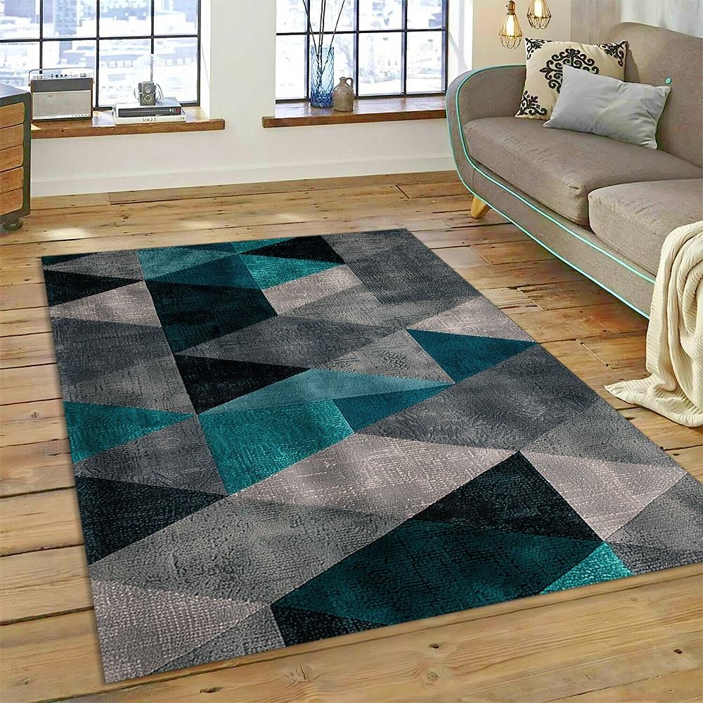 2025 New Style Bohemian Abstract Fashion Modern Art Carpet Rug for Living Room Bedroom Home Sofa Decoration,Non-slip Floor Mat