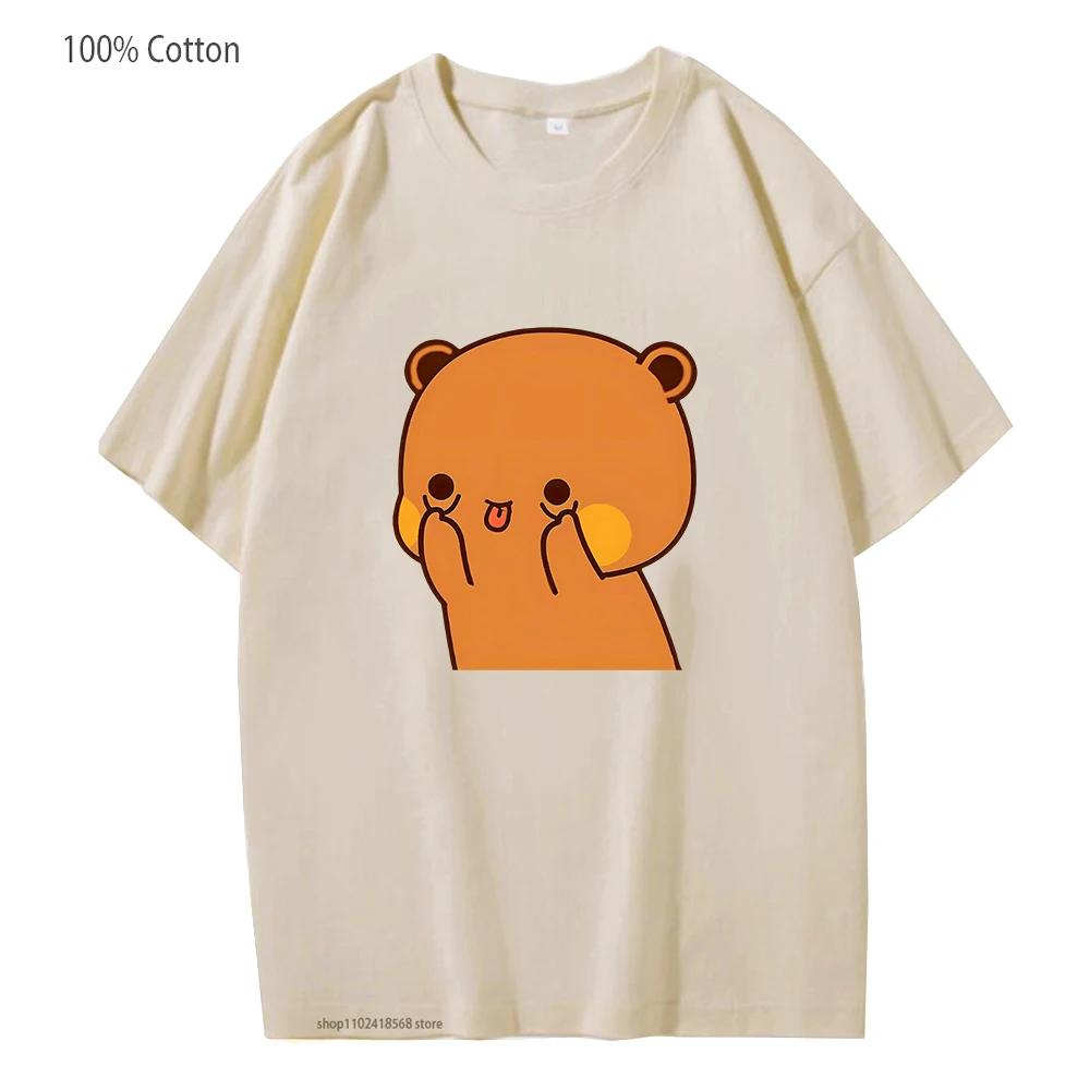 Couple Clothes Funny Face Dudu Ble Ble Bubu Is Happy Face Graphic T-Shirts Men's T Shirt Panda Bear Tops Summer Tees