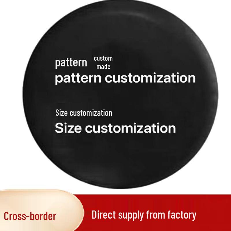 Durable PVC Leather Spare Tire Cover for SUVs and Off-Road Trucks