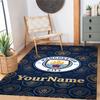 Manchester City Personalized Name Area Rug Design for Hallway Kitchen Playrooms Entryway Anti-slip Rug Office home decor