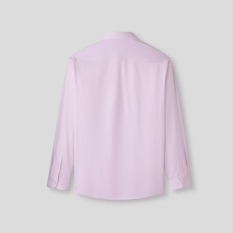 HLA Men's Wrinkle-Free Long-Sleeve Business Casual Shirt