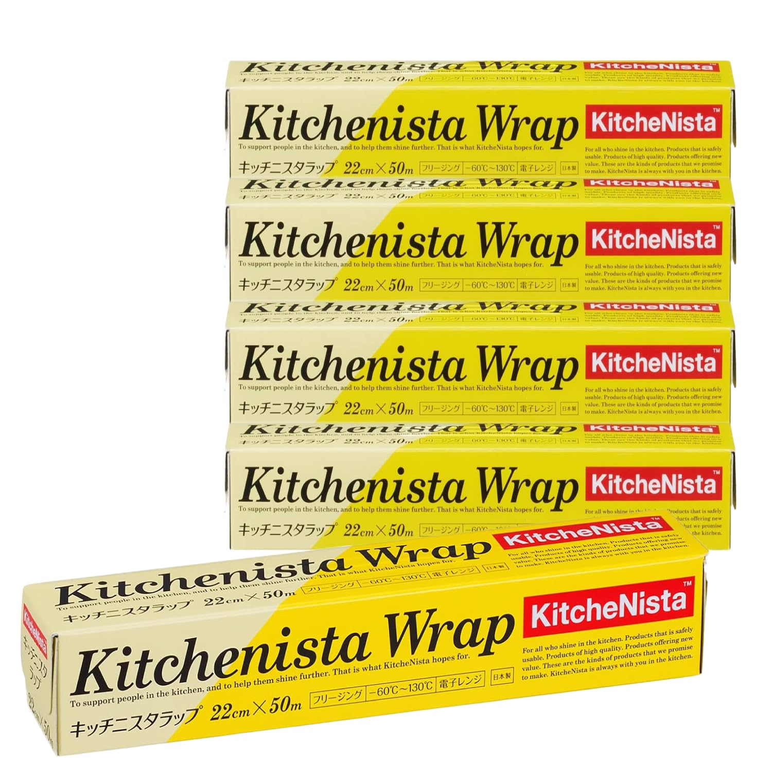 

Пленка KitchenNista 22 см x 50 м x 5 шт. в комплекте