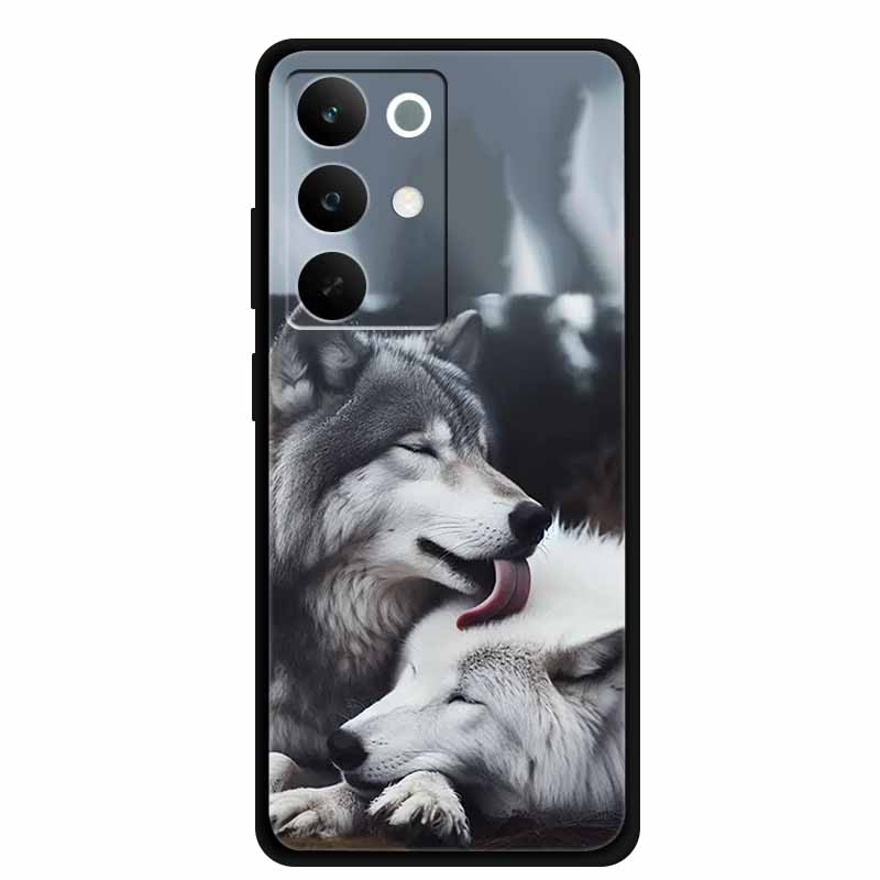 

Чохол для телефону Realme C85 5G 2025 Квіти Чорний Силіконовий М яка Задня Кришка Чохол Для Realme C85 Pro Чохол 6.8 C 85 Pro Coque Funda Realme C85 Pro