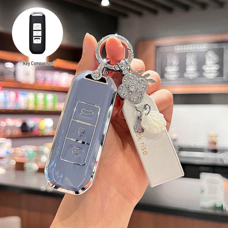 Baojun 560/530/510/730/310w/E100/E200 Car Key Cover - Protective Case with Buckle for Men & Women