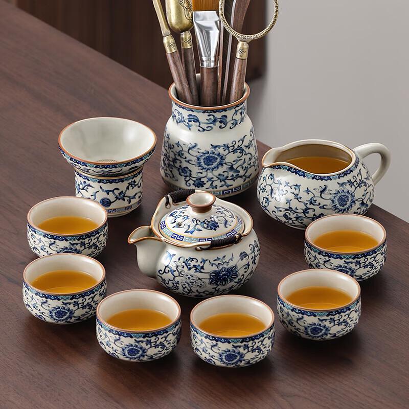 Shang Yan Fang Ru Kiln Kung Fu Tea Set