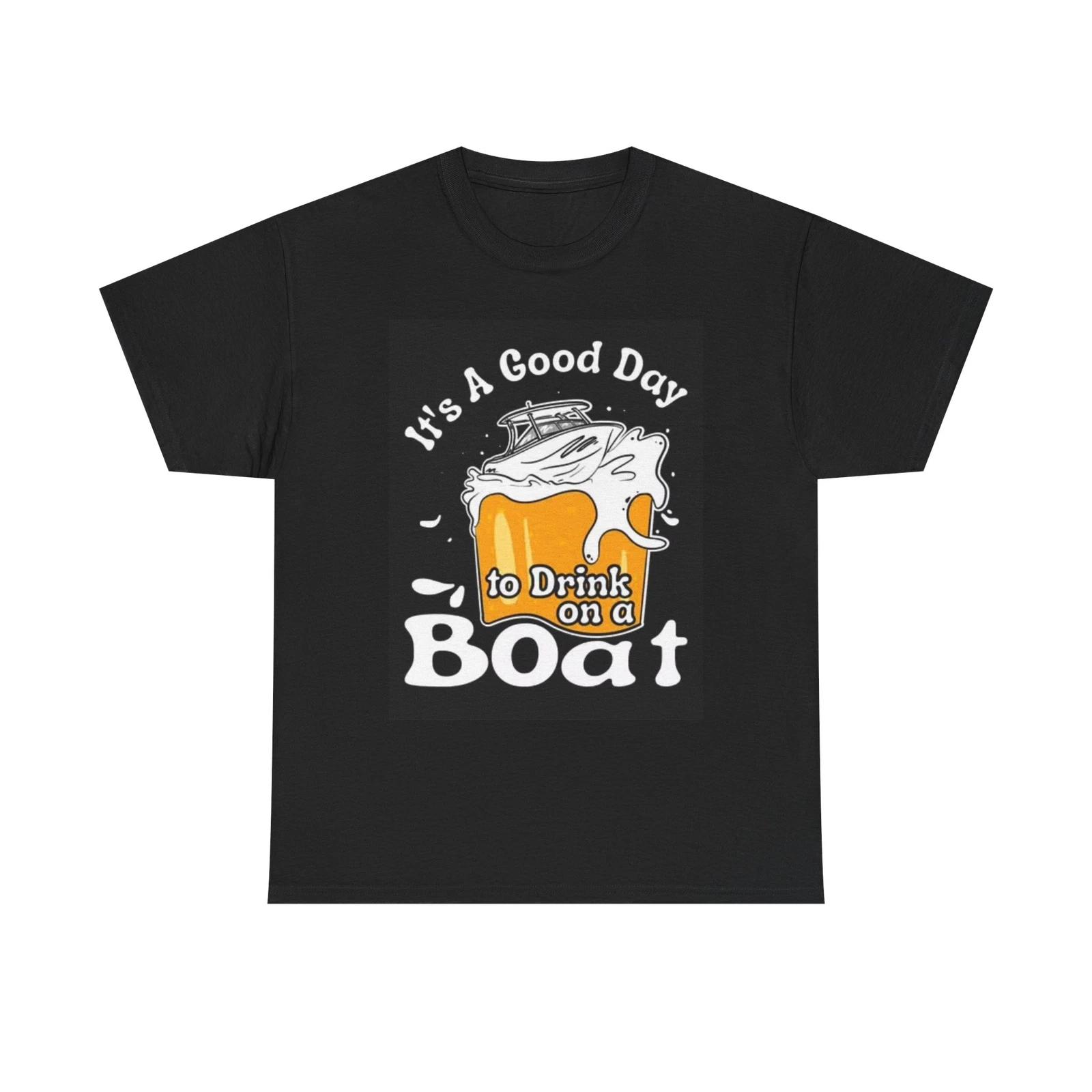 Men s and Women s T-shirts Day Drinking On A Boat Funny XXL