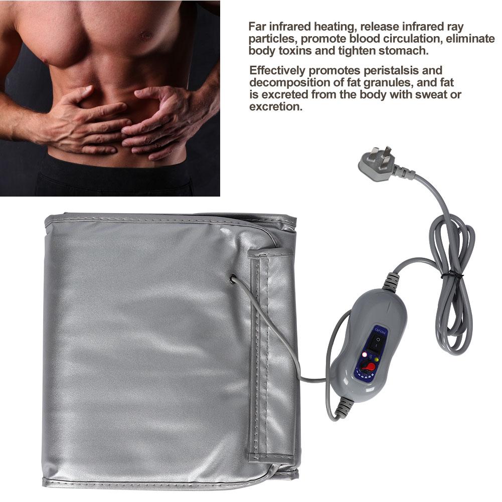 Infrared Heating Sauna Belt Detoxification Body Shaping Waist Belt Fitness Device (US Plug)