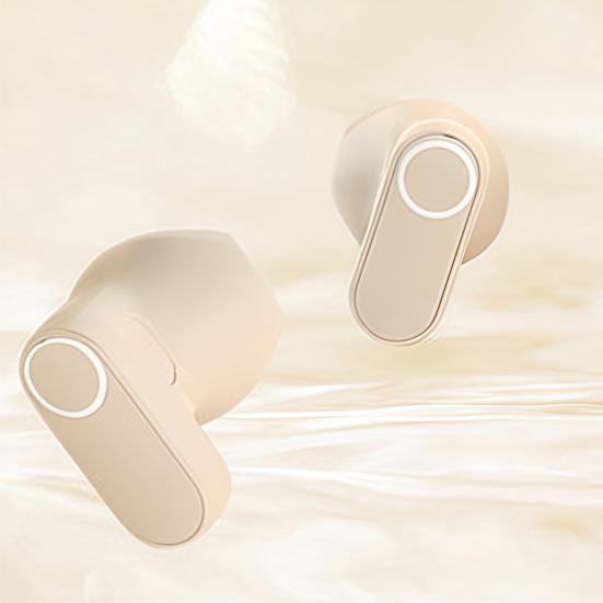 1 Pair Wireless Earphone Half-in-Ear Noise Canceling HiFi Sound Bluetooth-compatible 5.3 Earbuds Sports Running Headphone Earpiece