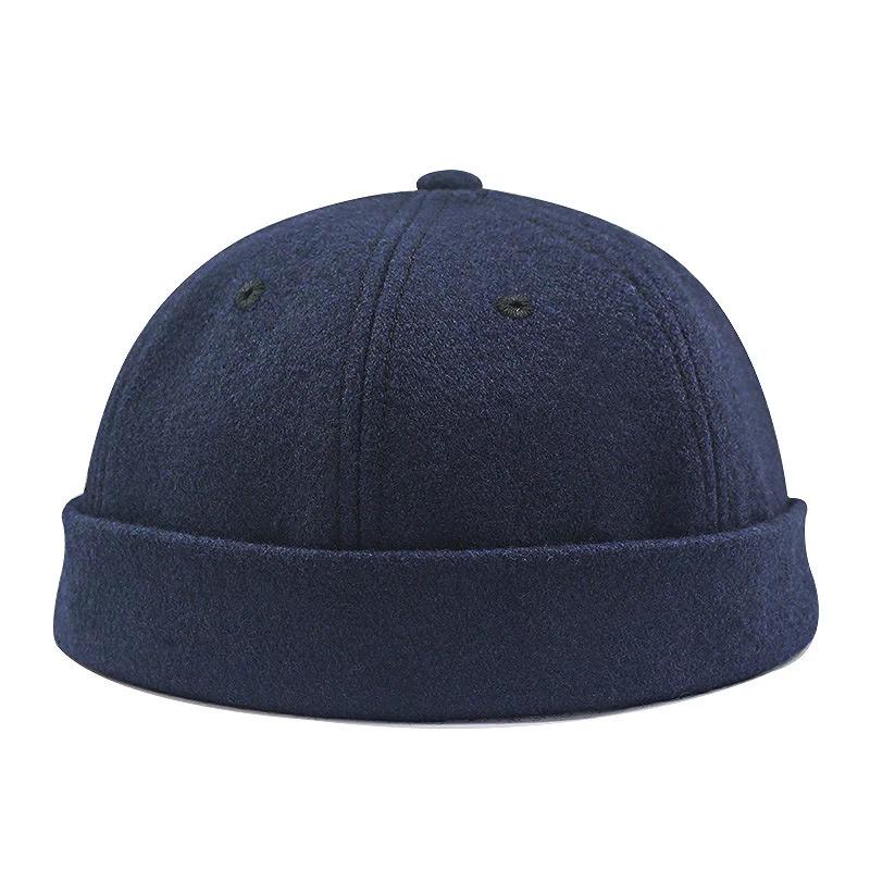 

Big Size 65cm Winter Plush Warm Wool Dad Landlord Hat Women Men Large Size Skullies Beanies Caps Hip Hop Round Guppi Beret Hats L 56-60cm темно-синього кольору