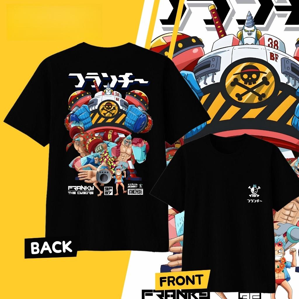 

2026 Fashion ONE PIECE Anime Franky Y2k Graphic TShirt Unisex Women Cotton High Quality Japanese Cartoon Summer Comfort Clothes S