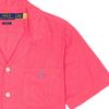 Polo Ralph Lauren Solid Color Single-Breasted Short Sleeve Shirt Men Shirts Light-Red 710965795-002
