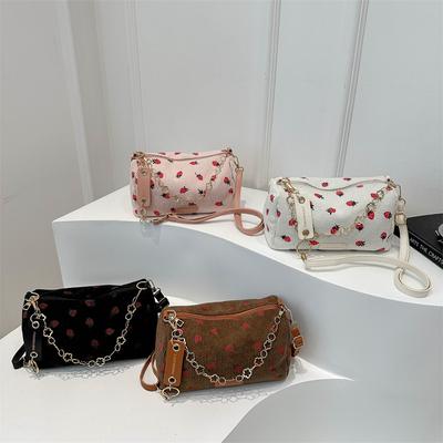 Cute Girl Pillow Bag Summer New Trendy Women's Bag Korean Version Ins Fashion Simple Casual Shoulder Bag