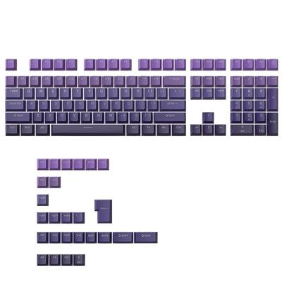 Keycaps 132 Keys Double Shot OEM Profile Light Transmitting PBT Custom Keycap Set for Mechanical Keyboards for Cherry Gateron MX Switches with 7 Shape
