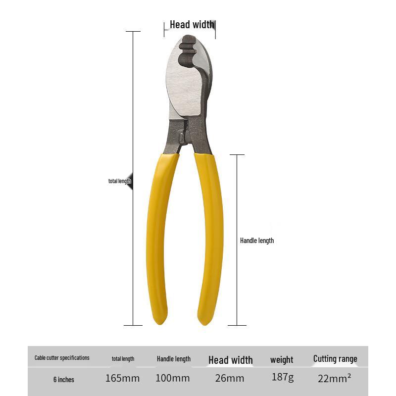 Beiyou 6-inch Wire Stripper & Cable Cutter Pliers Set CN plug (adapter included)
