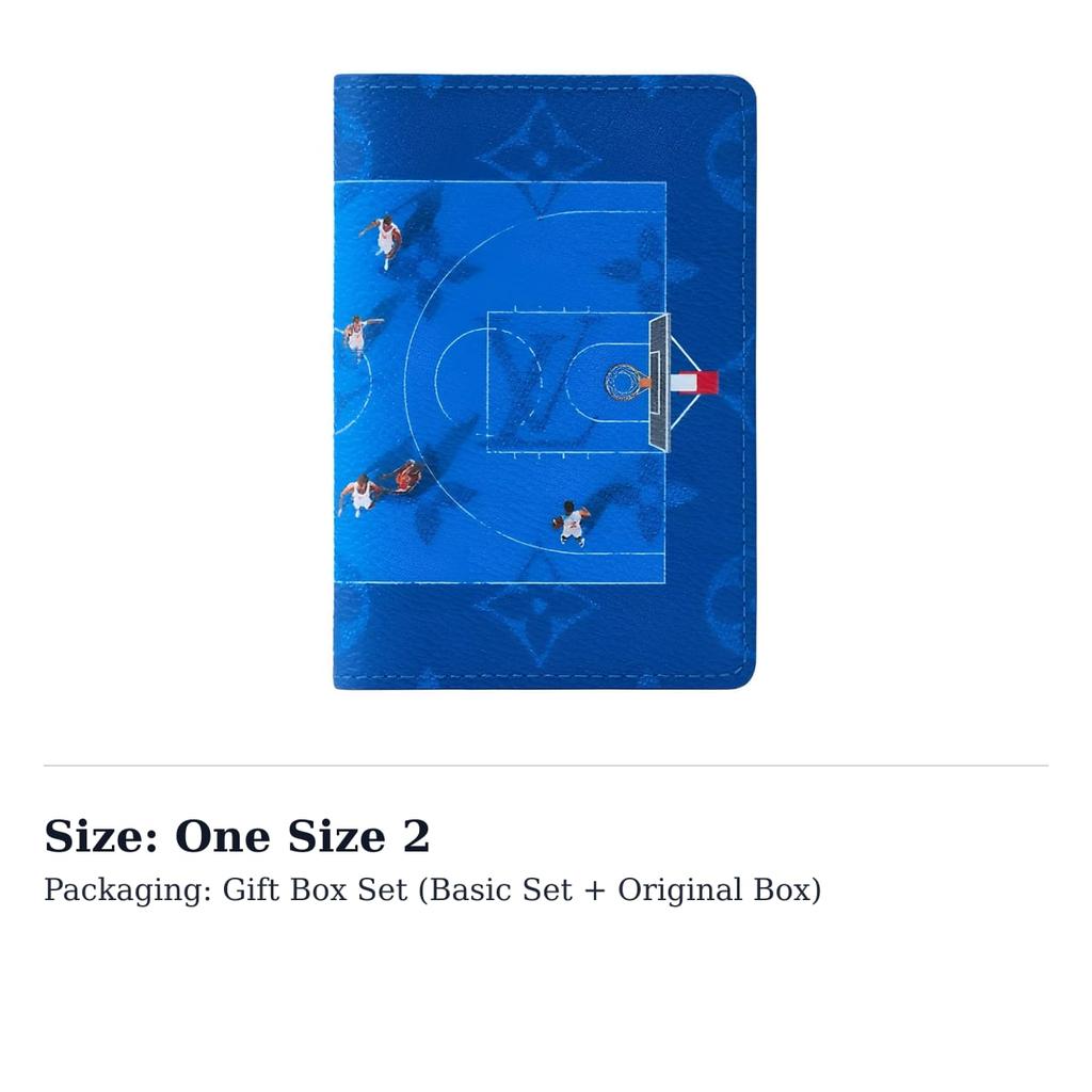 LOUIS VUITTON Pocket Organizer Coated Canvas Card Holder Regular Men's Royal Blue M26798