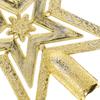 10Cm Silver Star Treetop Decoration Exquisite Christmas Tree Topper with Long-Lasting Color Retention Christmas Tree Star Topper